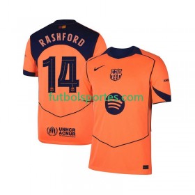 Camiseta FC Barcelona Marcus Rashford 14 UCL Tercera Equipación 2025/2026